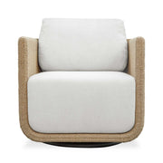 Santorini - Outdoor Swivel Lounge Chair - Brown