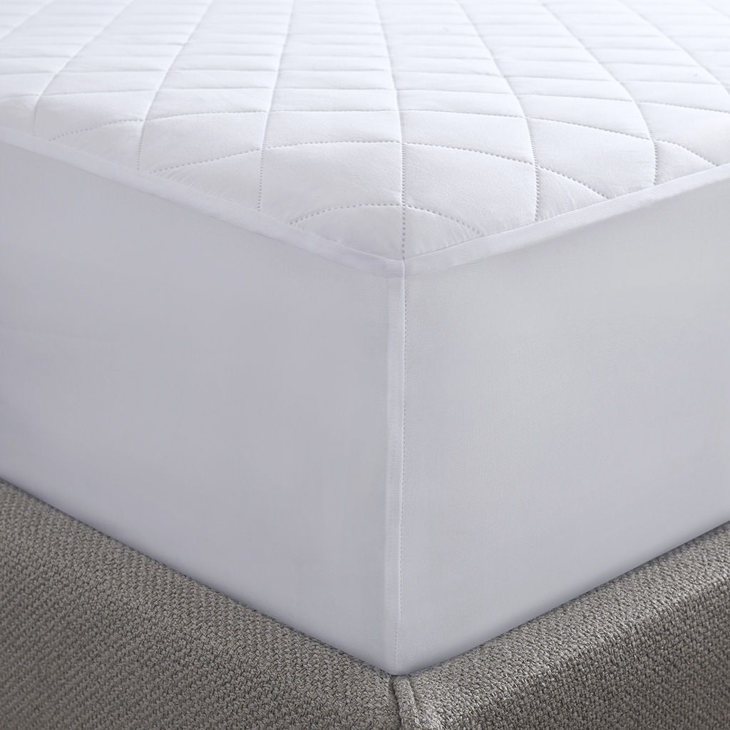 Microfiber Essential Waterproof - King Waterproof Mattress Pad - White
