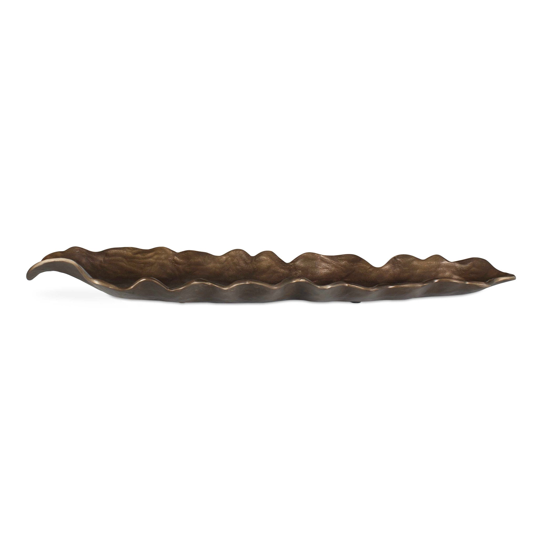 Frond - Indoor-Outdoor Leaf Tray - Bronze