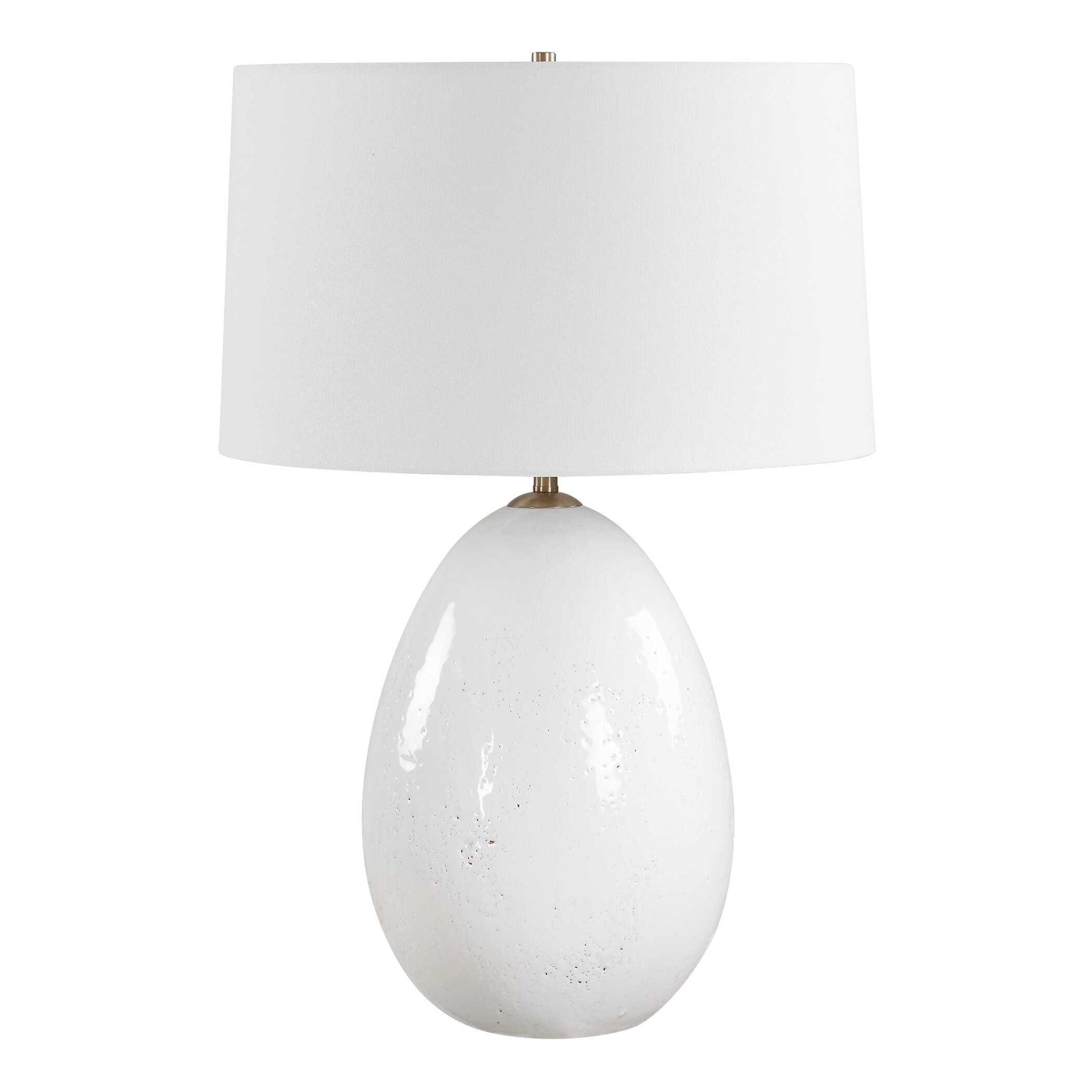 Avery - Glaze Table Lamp - White