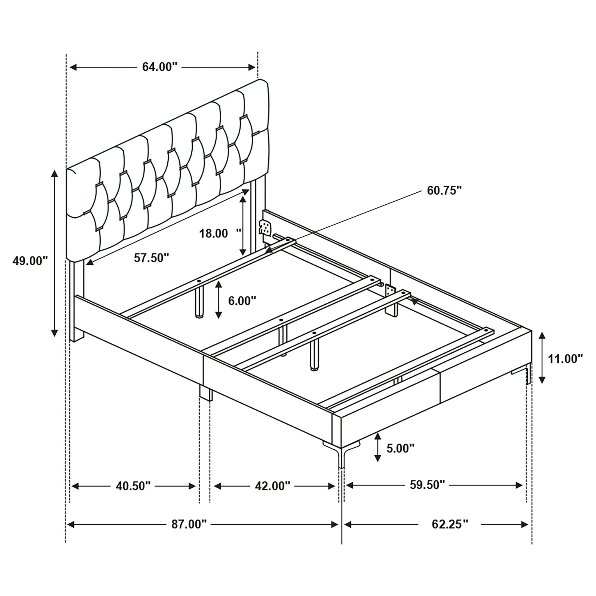 James - Panel Bed