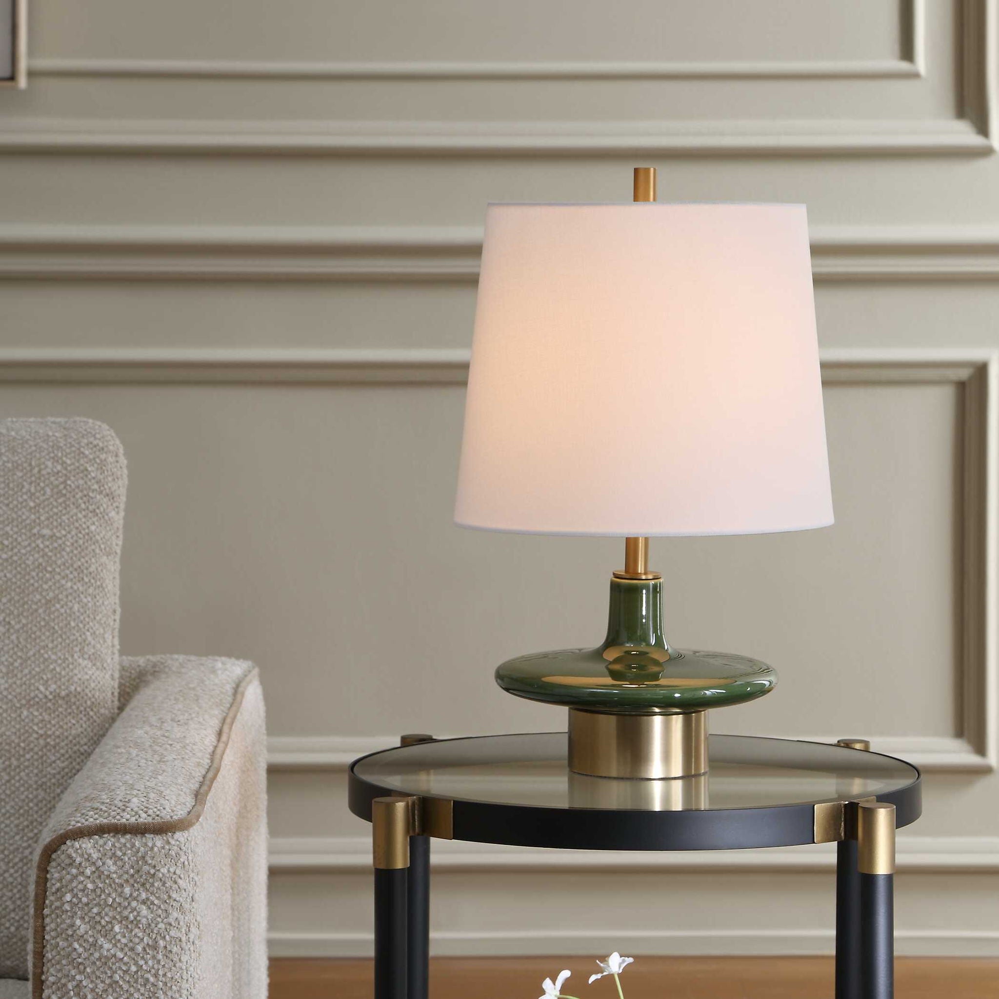 Sieler - Table Lamp - Glossy Green