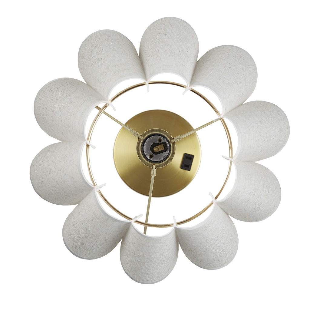 Chique - Tap-Control And Dimmable Accent Table Lamp With Power Outlet - Gold