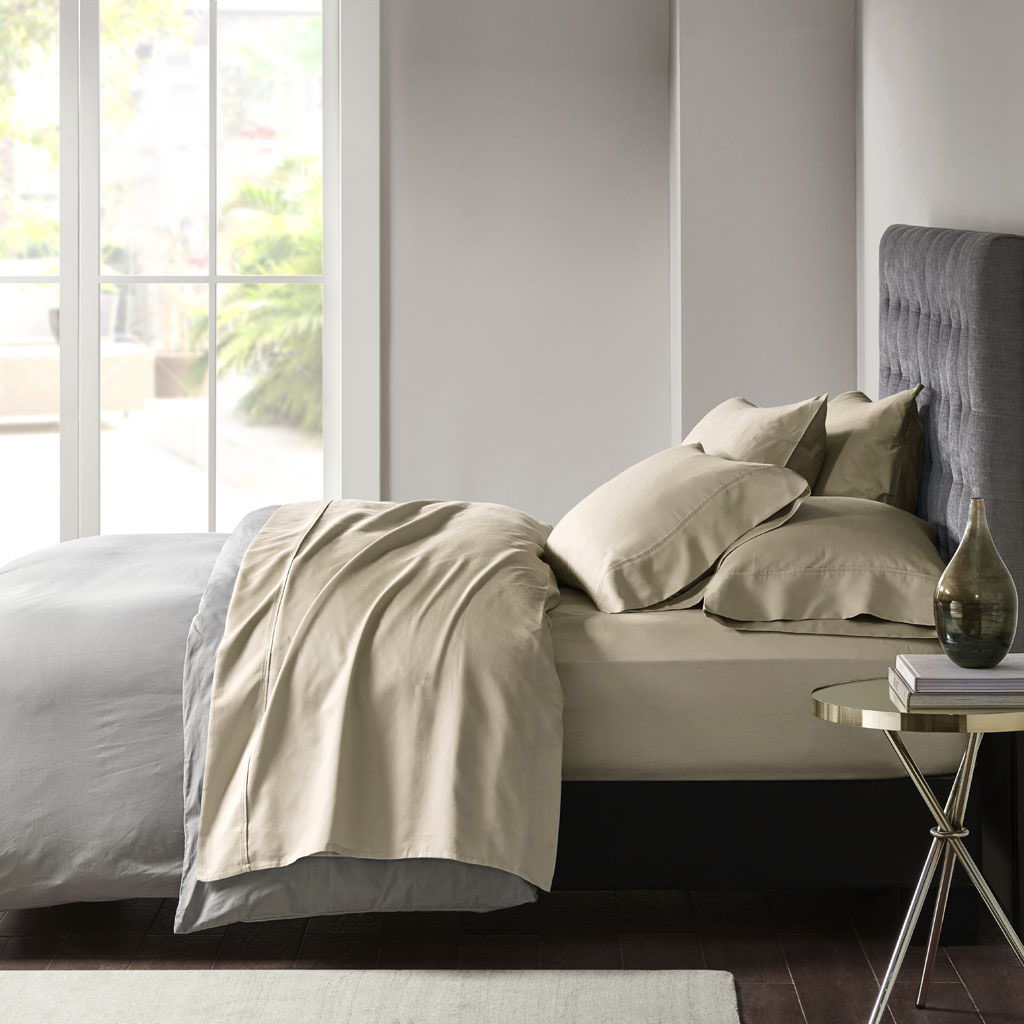 800 Thread Count - King Sheet Set - Khaki