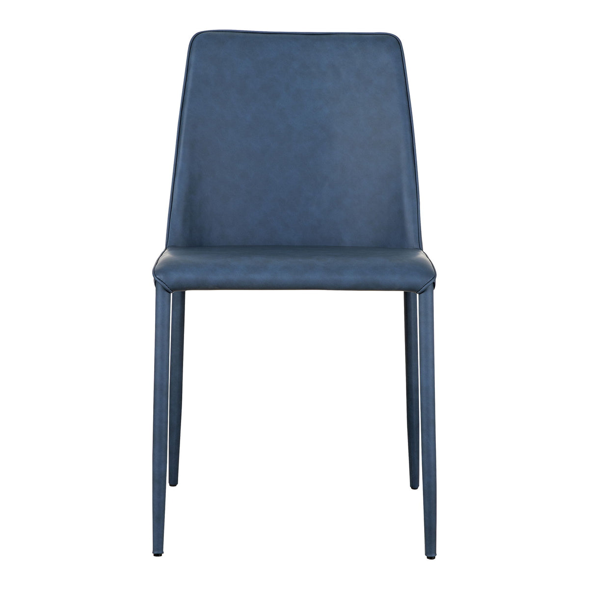 Nora - Vegan Leather Dining Chair (Set of 2) - Ocean Cavern Gray
