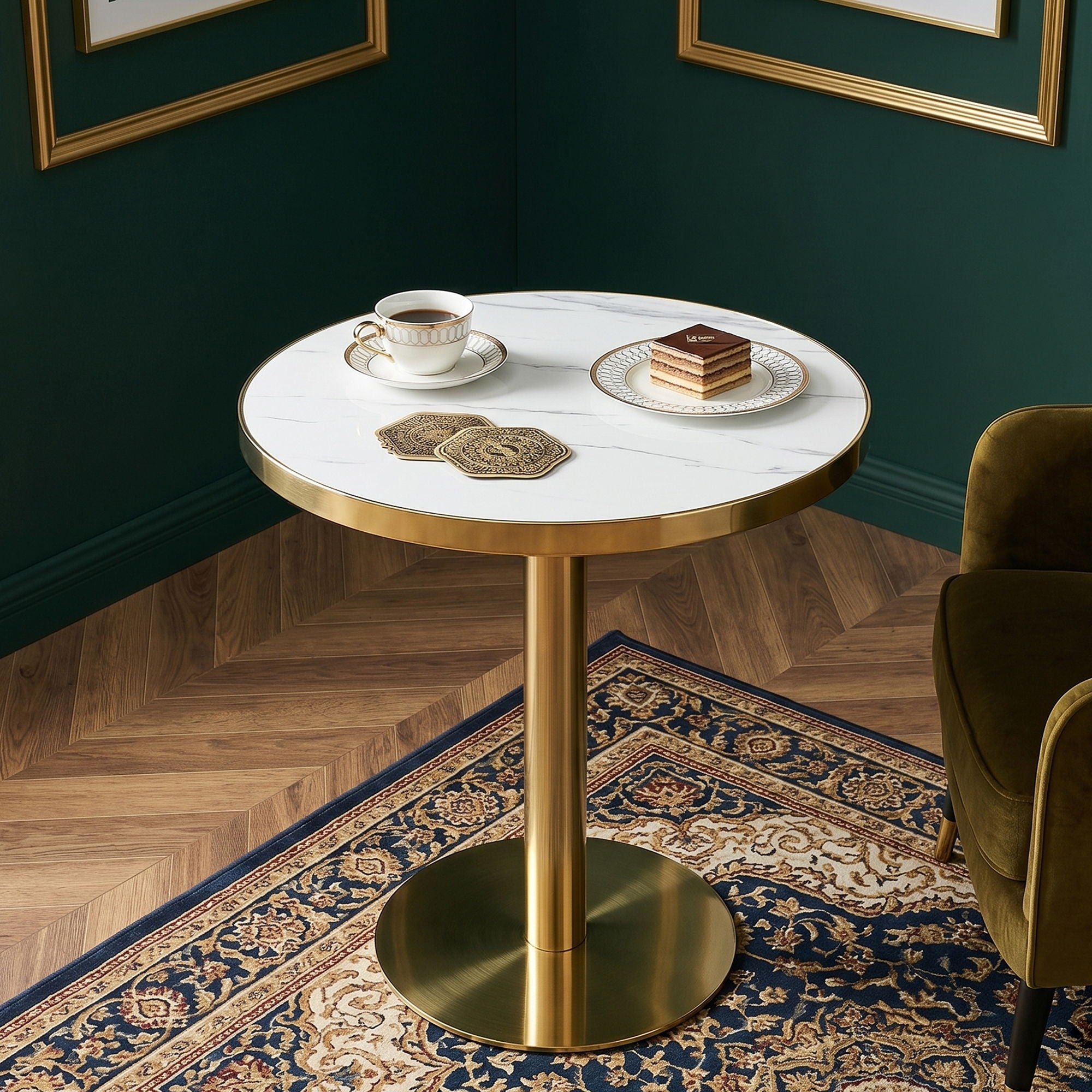 Modern Round Bistro Table