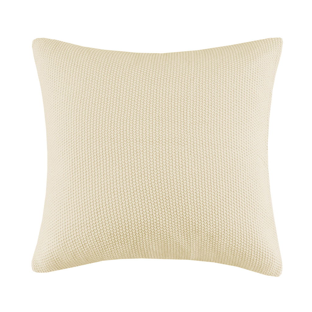 Bree Knit - Euro Pillow Cover - Ivory