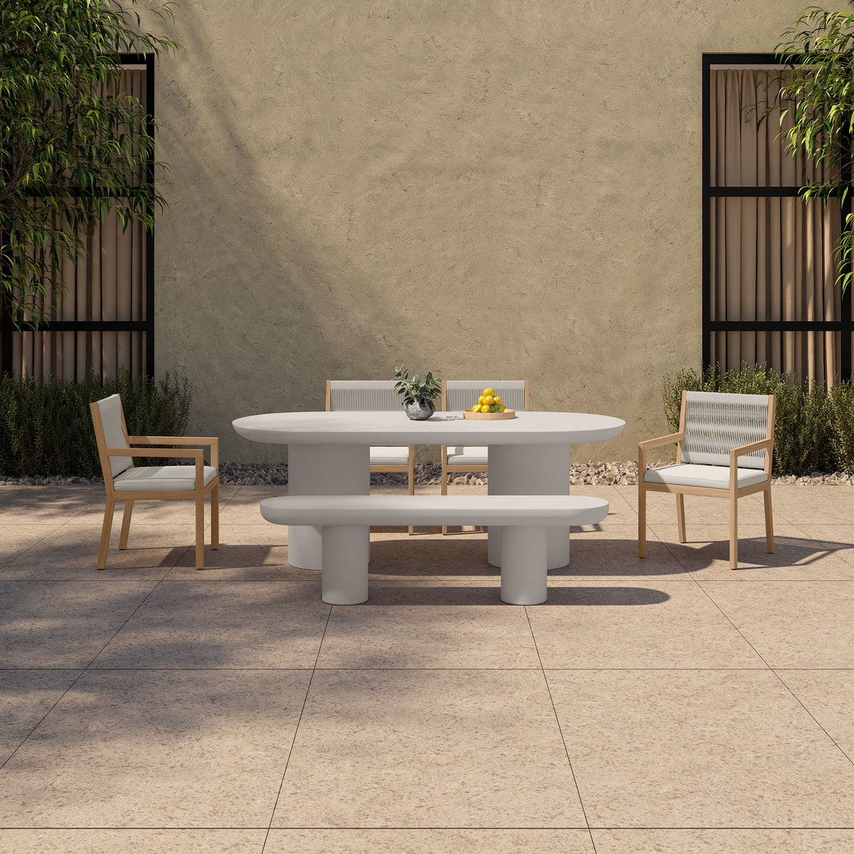 Rocca - Dining Table - Cream