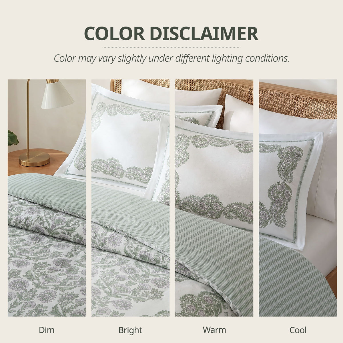 Tilly - Full/Queen Duvet Set - Green