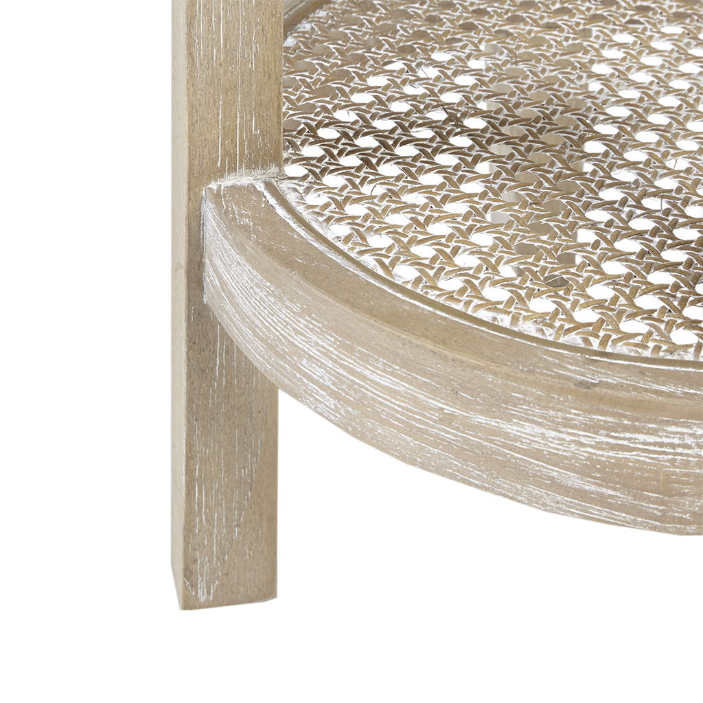 Harley - Round Accent Table - Reclaimed Wheat