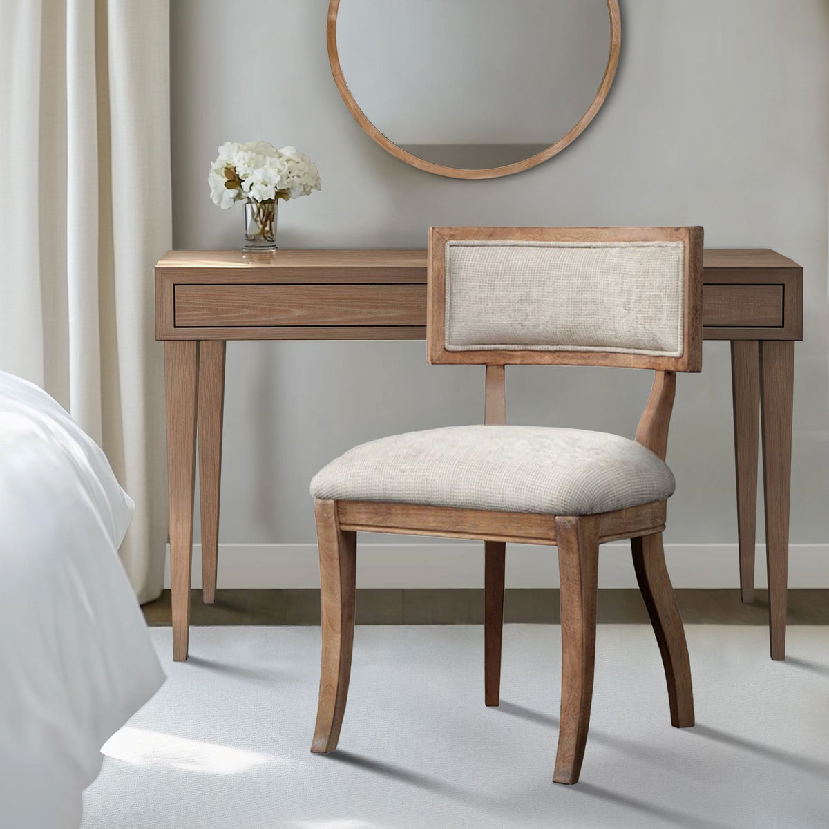 Marie - Dining Chair (Set of 2) - Beige / Light Natural