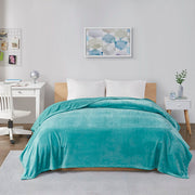 Microlight Plush - King Oversized Blanket - Aqua