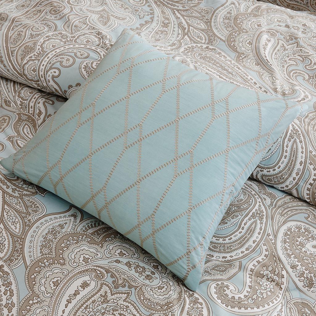 Ronan - 5 Piece Comforter Set - Blue
