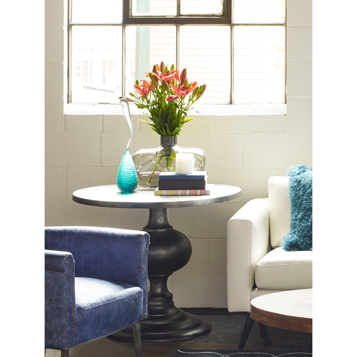Lexie - Aluminum Dining Table - Black