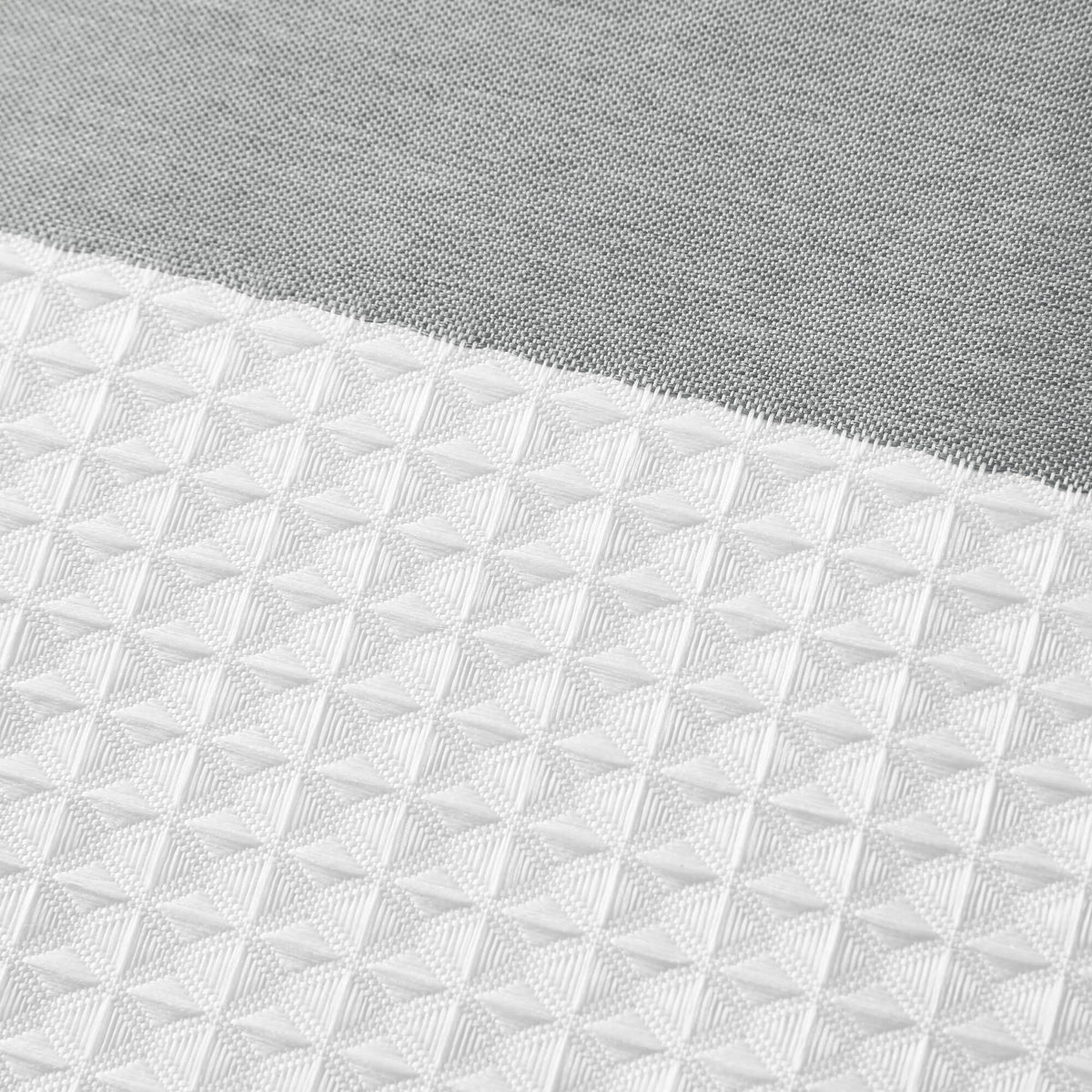 Spa Waffle - 78" Shower Curtain With 3M Treatment - Gray