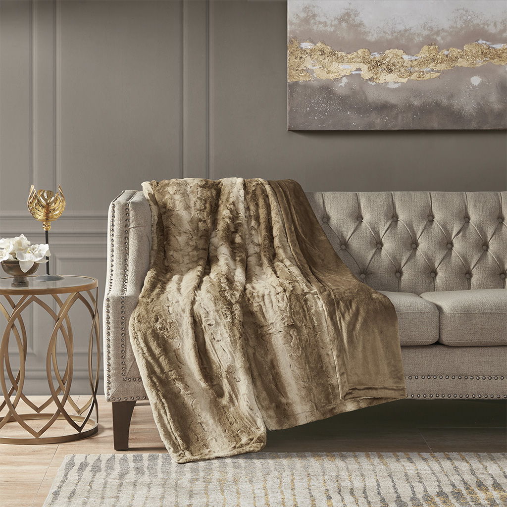 Zuri - Oversized Throw - Tan
