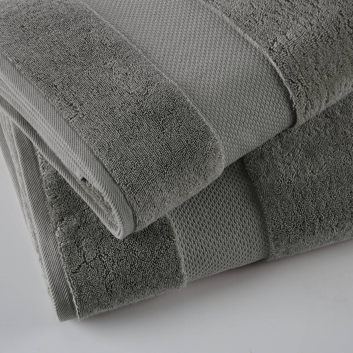 Turkish Bath Sheet 2 Piece Set - Charcoal