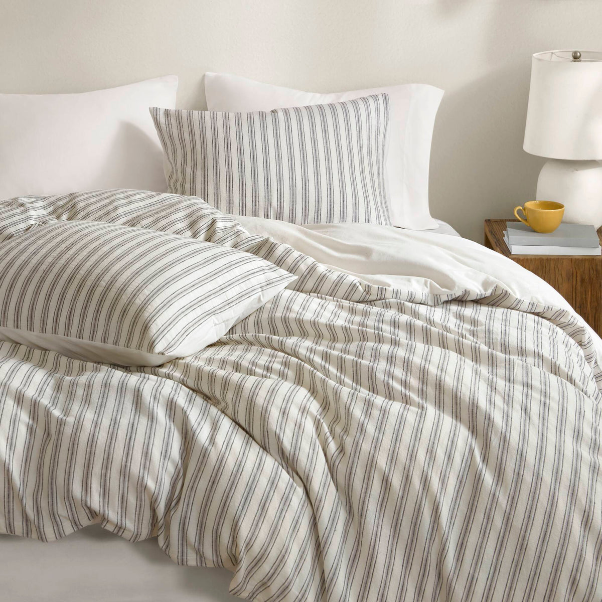 Etta - 3 Piece King Duvet Set - Gray