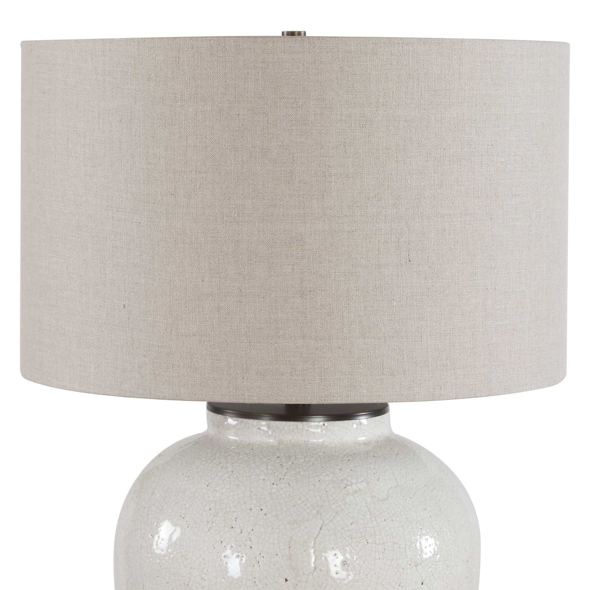 Jarret - Glaze Table Lamp - White