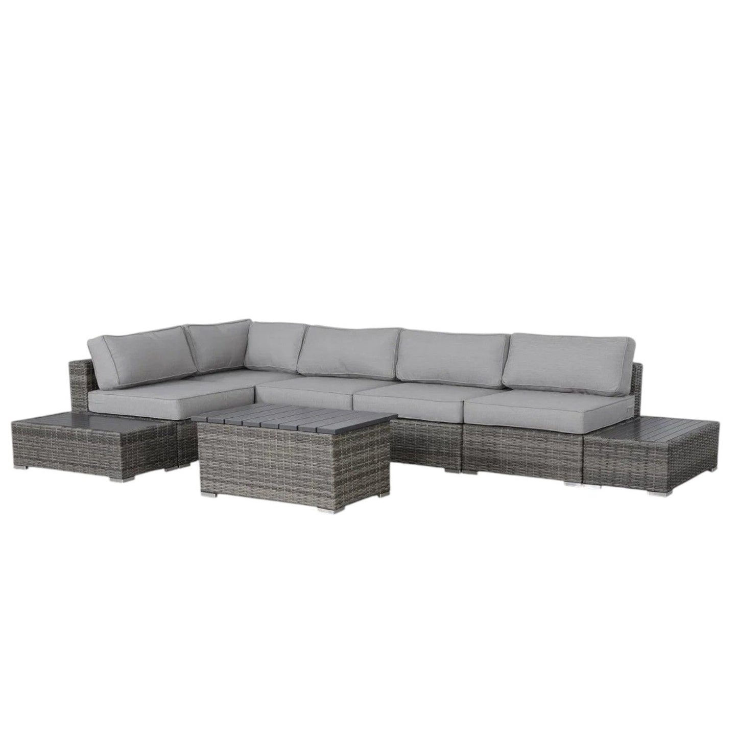Stylish Entertainment Sectional Set, Outdoor Living