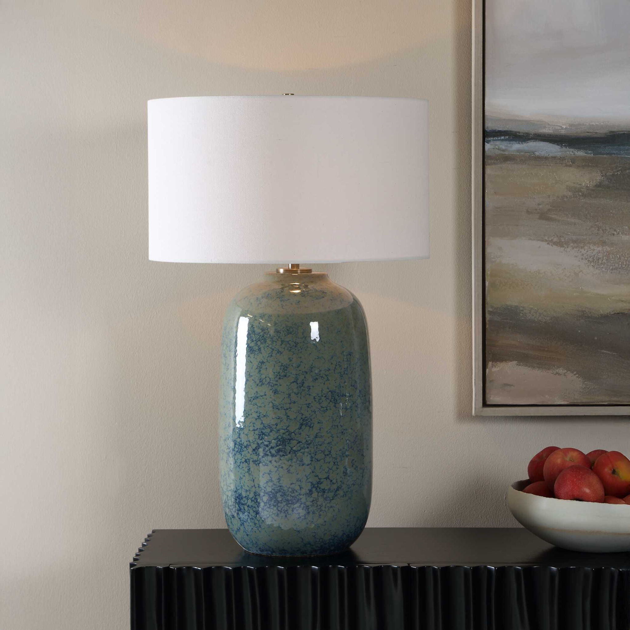 Caliendo - Table Lamp - Blue & Sage