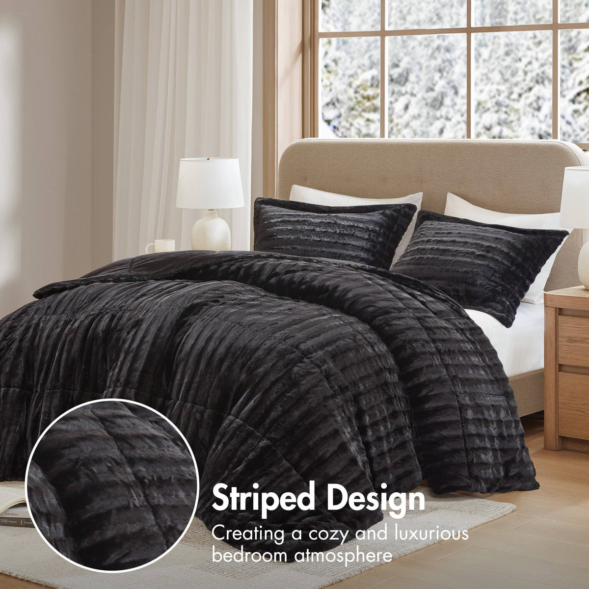 Duke - Comforter Mini Set - Black
