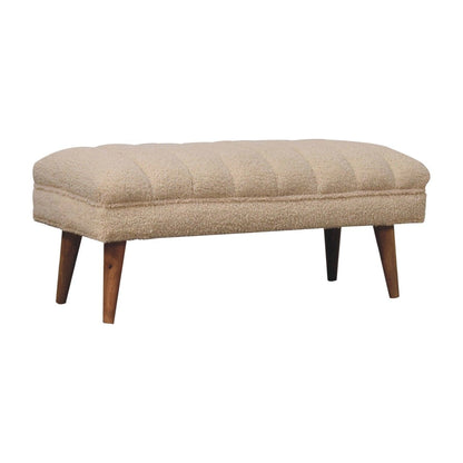 Puffer Bench - Beige