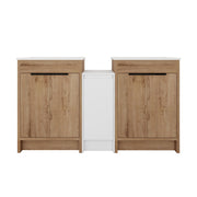 Freestanding Bathroom Vanity & Sink, Storage Cabinets, Soft Closing Doors