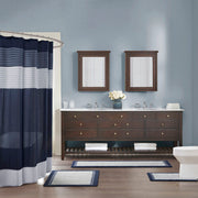 Amherst - 27" x 45"Tufted Bath Rug - Navy