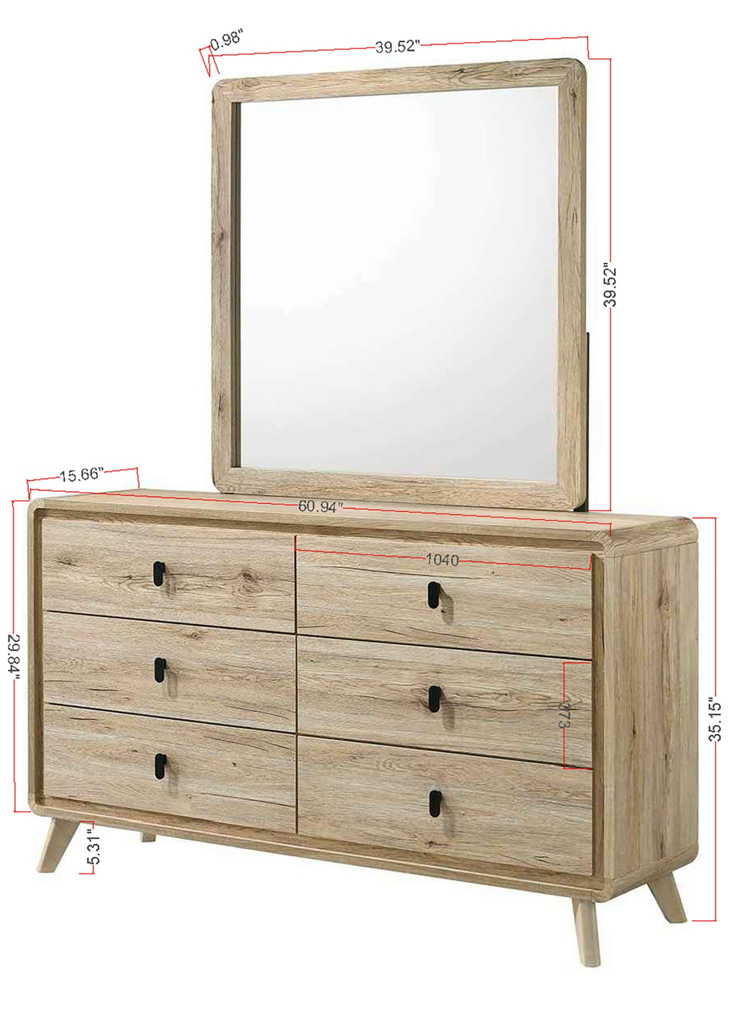 Dawson - Dresser - Light Brown