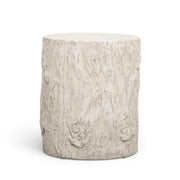 Fawn - Concrete Indoor/Outdoor Side Table - Driftwood