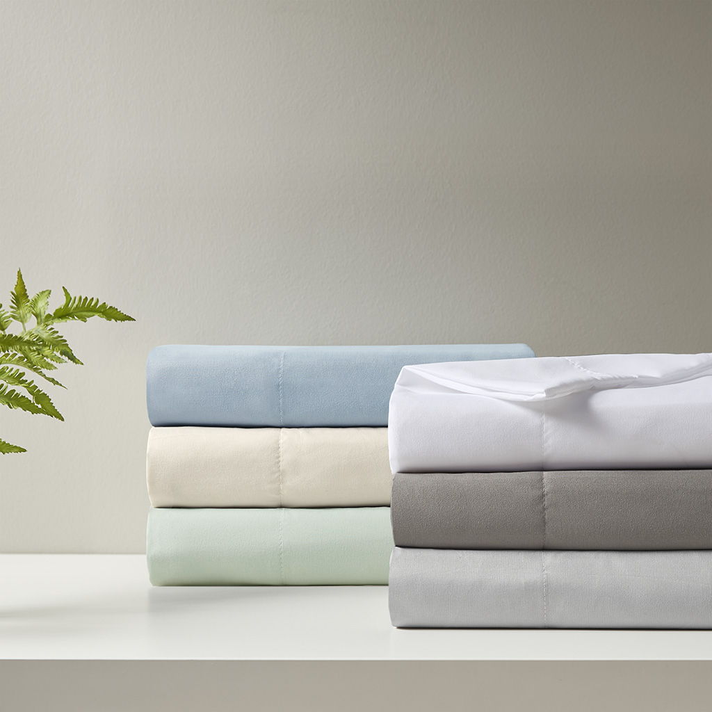 Queen Smart Cool Microfiber Sheet Set - Aqua