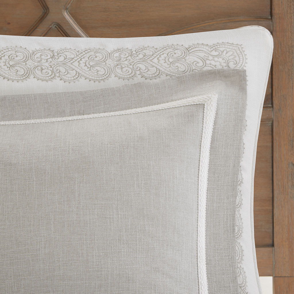 Barely There - Queen Comforter Set - Natural