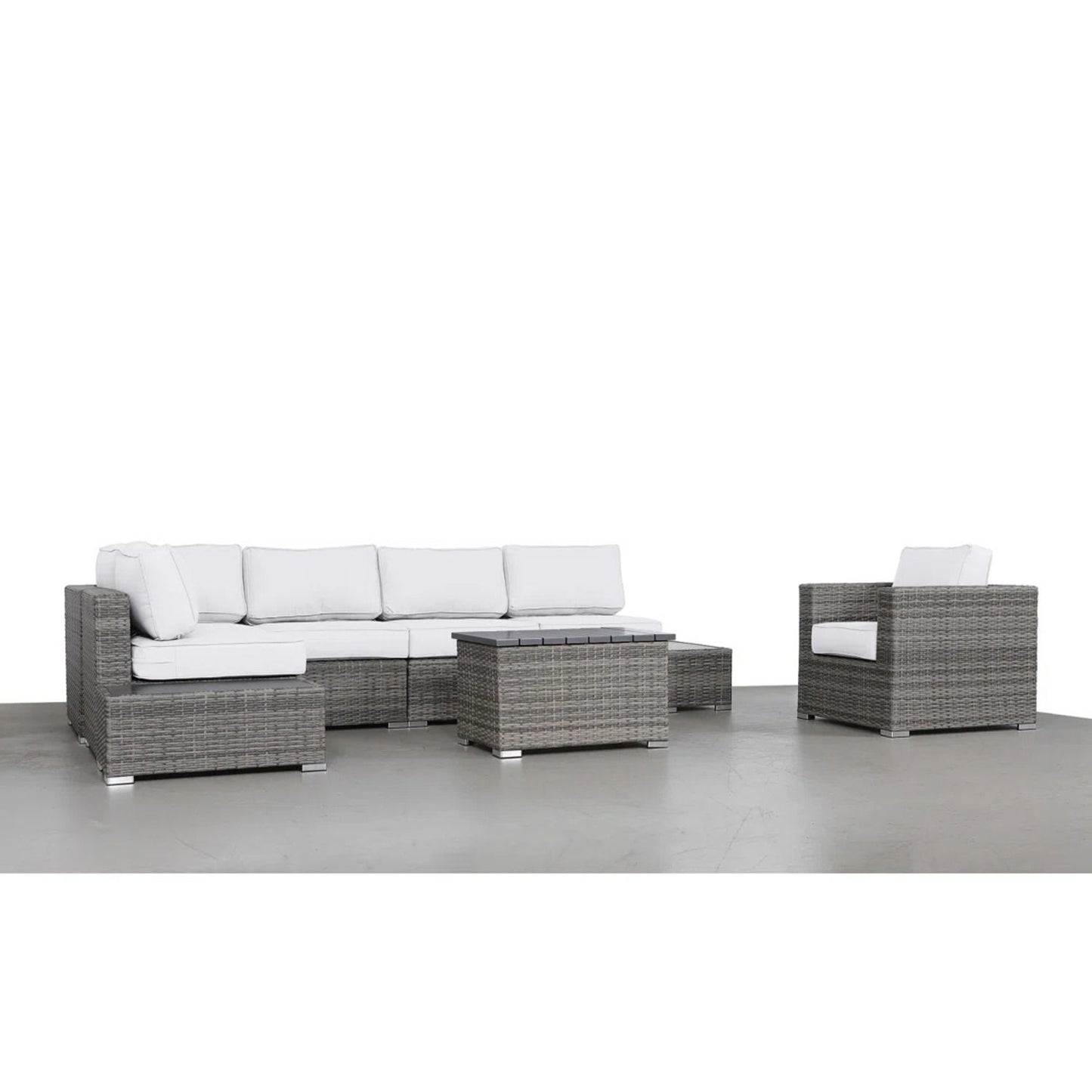 Stylish Entertainment Sectional Set, Outdoor Living