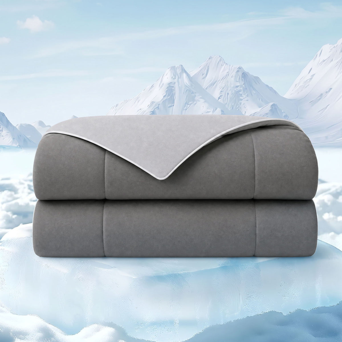 Cooling Lightweight - Twin Down Alternative Comforter - Gray