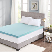 Gel Memory Foam With Cooling Cover Hypoallergenic Mattress Topper - King