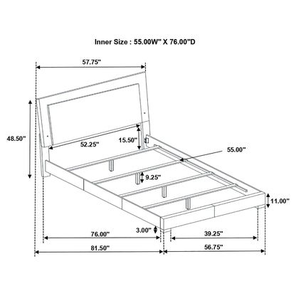 Dulcey - Bedroom Set With LED Lighting