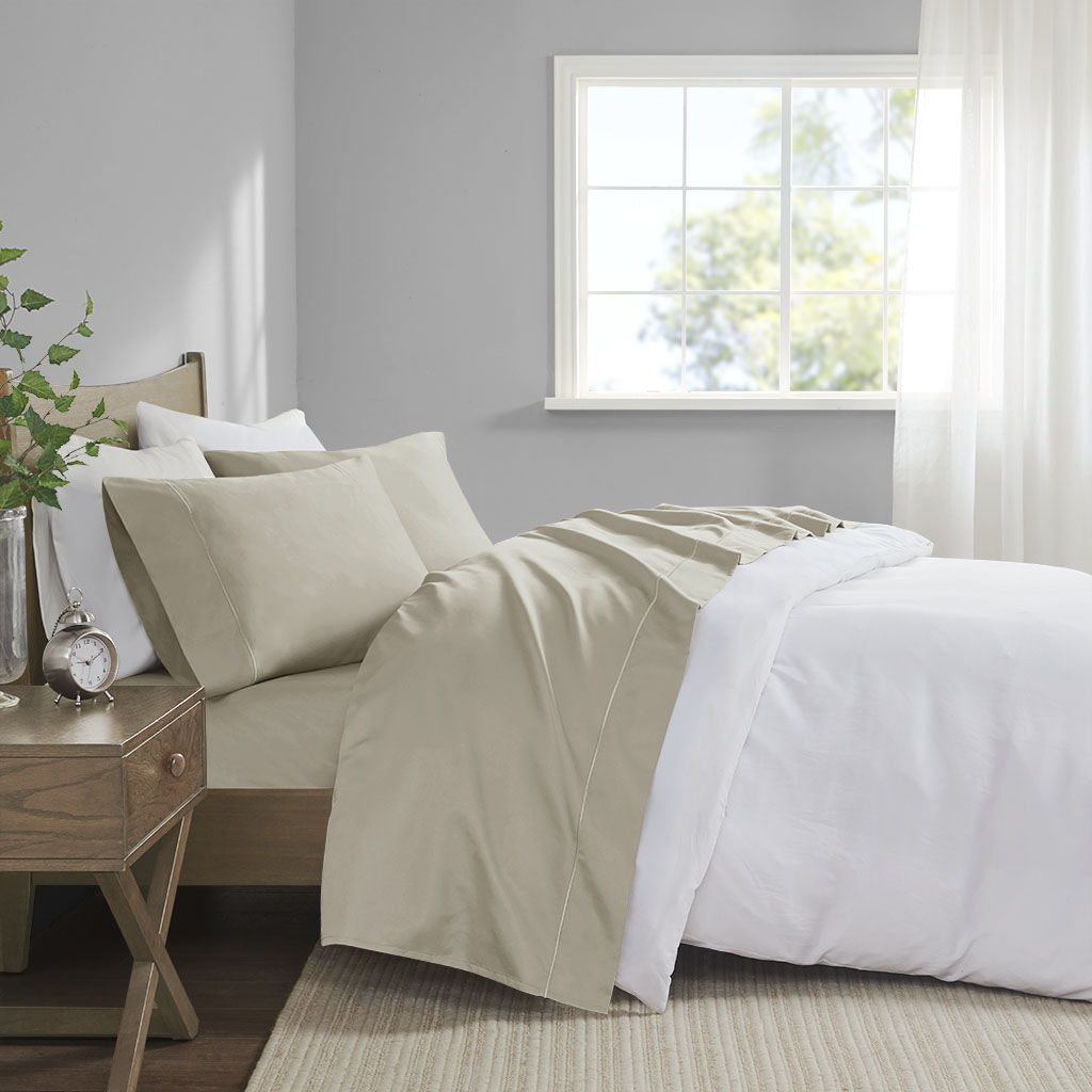 600 Thread Count - Queen Sheet Set - Sand