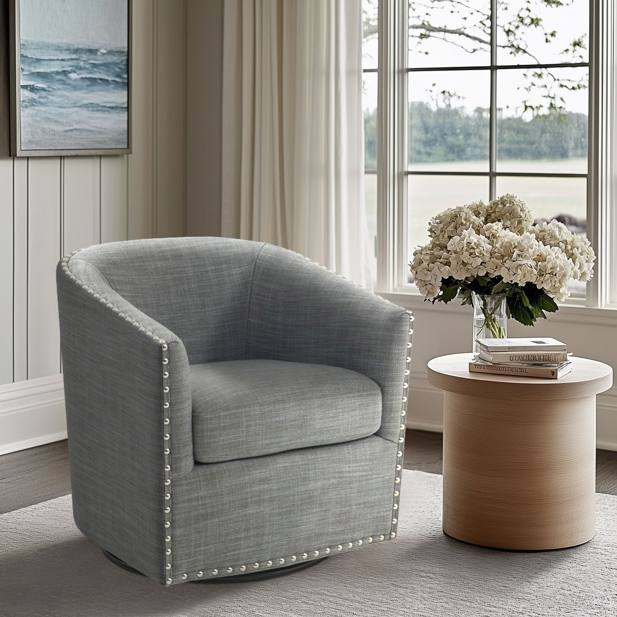 Tyler - Swivel - Gray