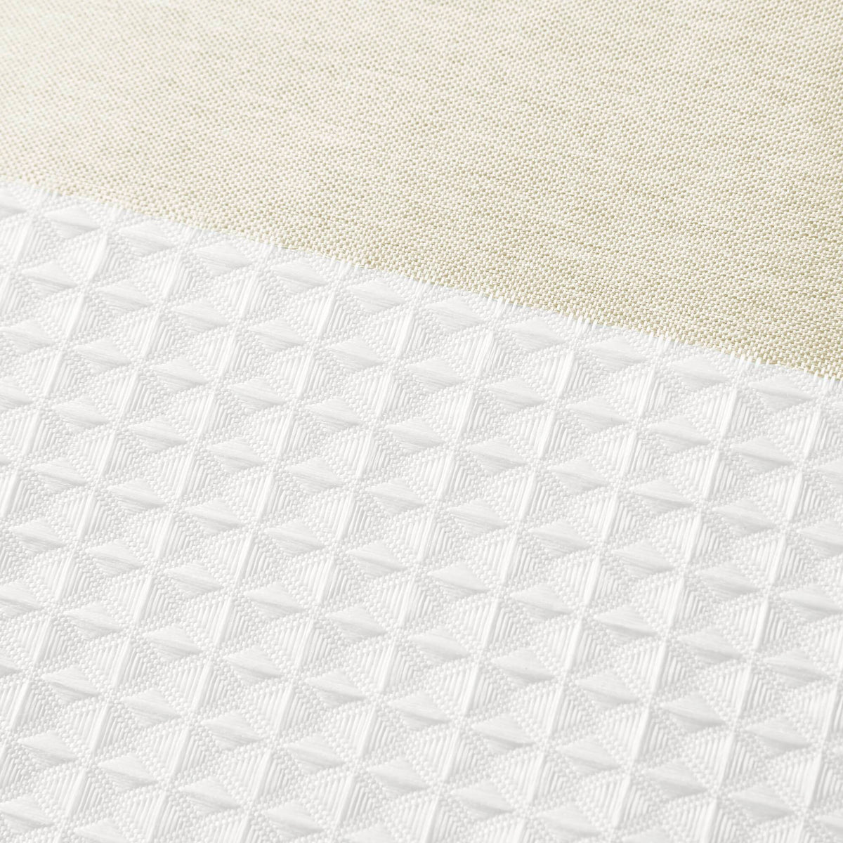 Spa Waffle - 72" x 84" Shower Curtain With 3M Treatment - Cream