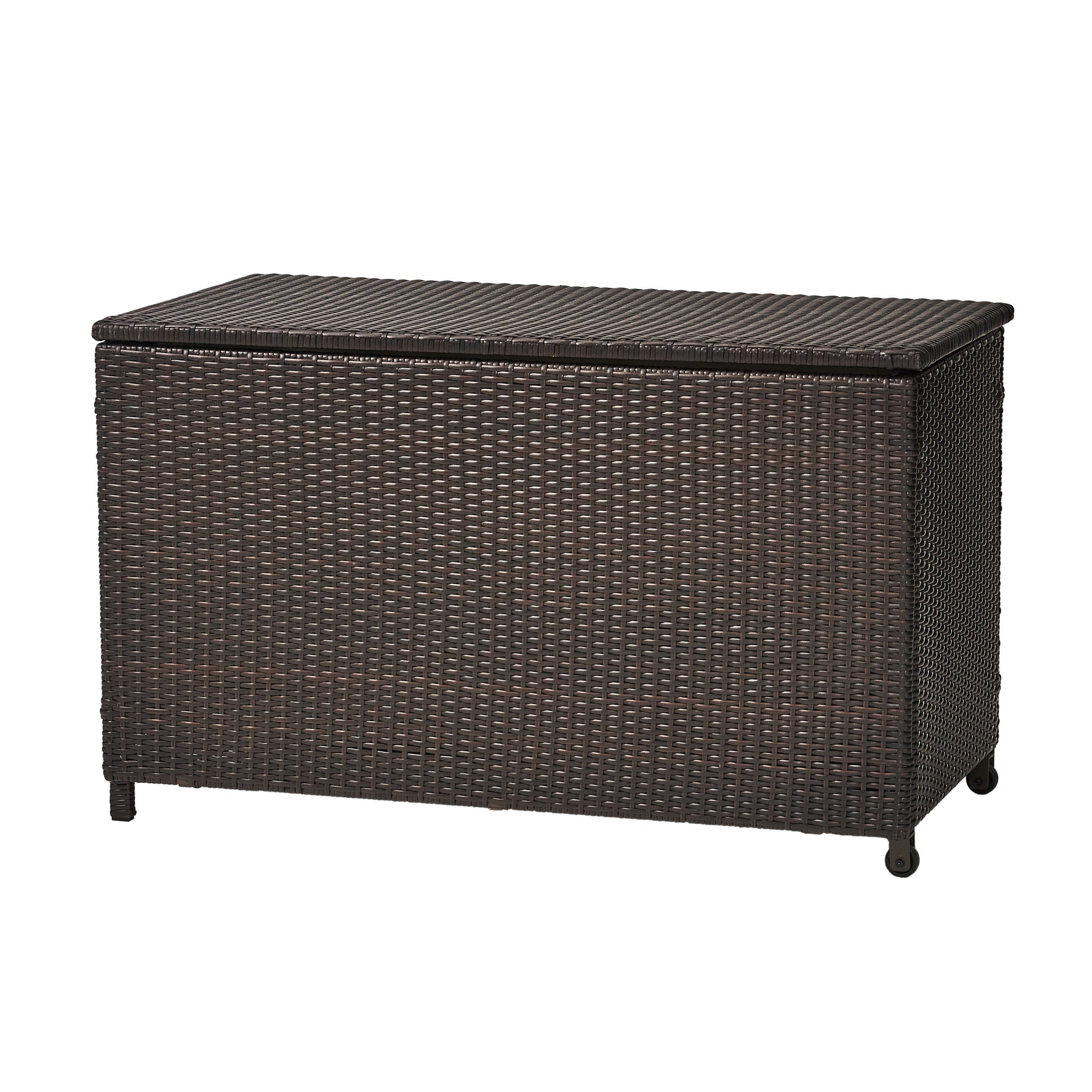 Blake - Wicker Cushion Box - Brown Multi