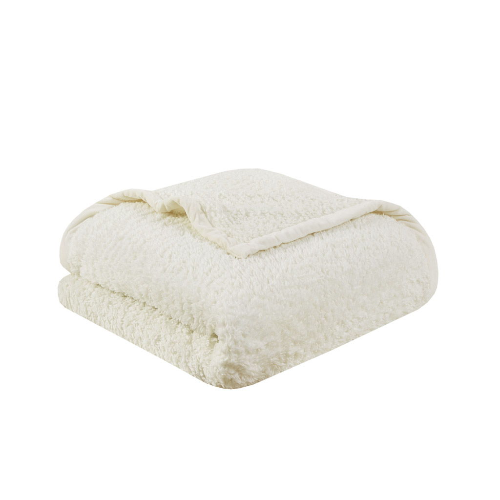 Burlington Berber Blanket - Ivory