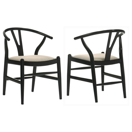 Camerota - Dining Side Chair (Set of 2) - Black