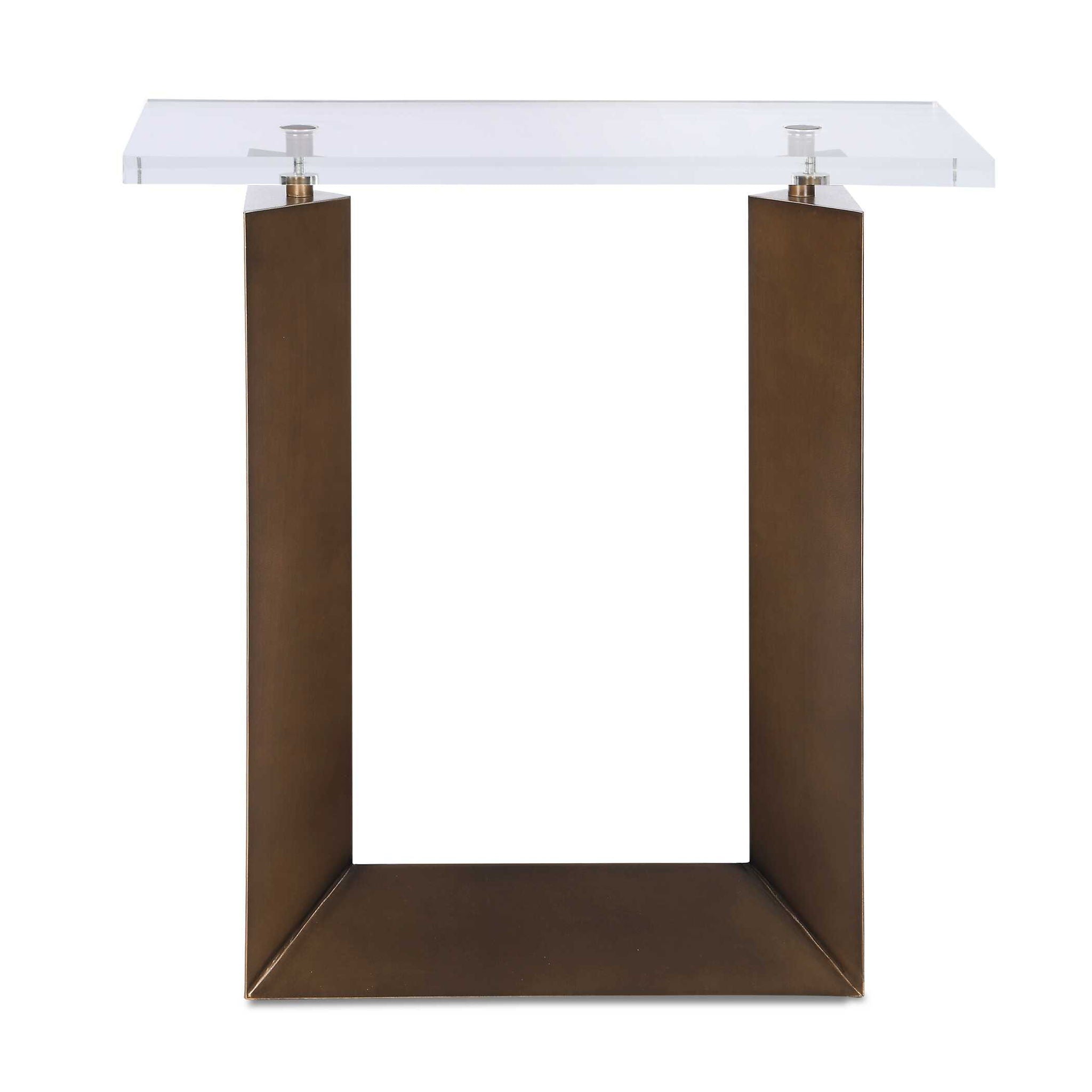 Mcelroy - Modern Side Table - Bronze