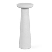 Lirra - Marble Drink Table - White