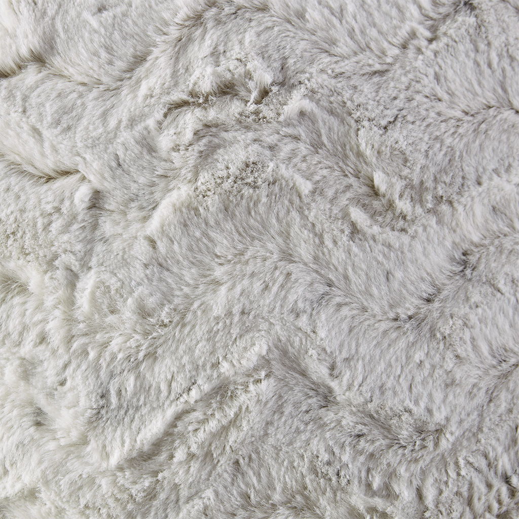 Zuri - Square Pillow - Snow Leopard