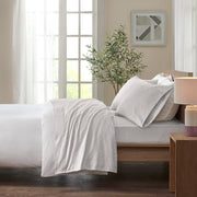 Cozy Flannel - Full Printed Sheet Set - Gray Dots