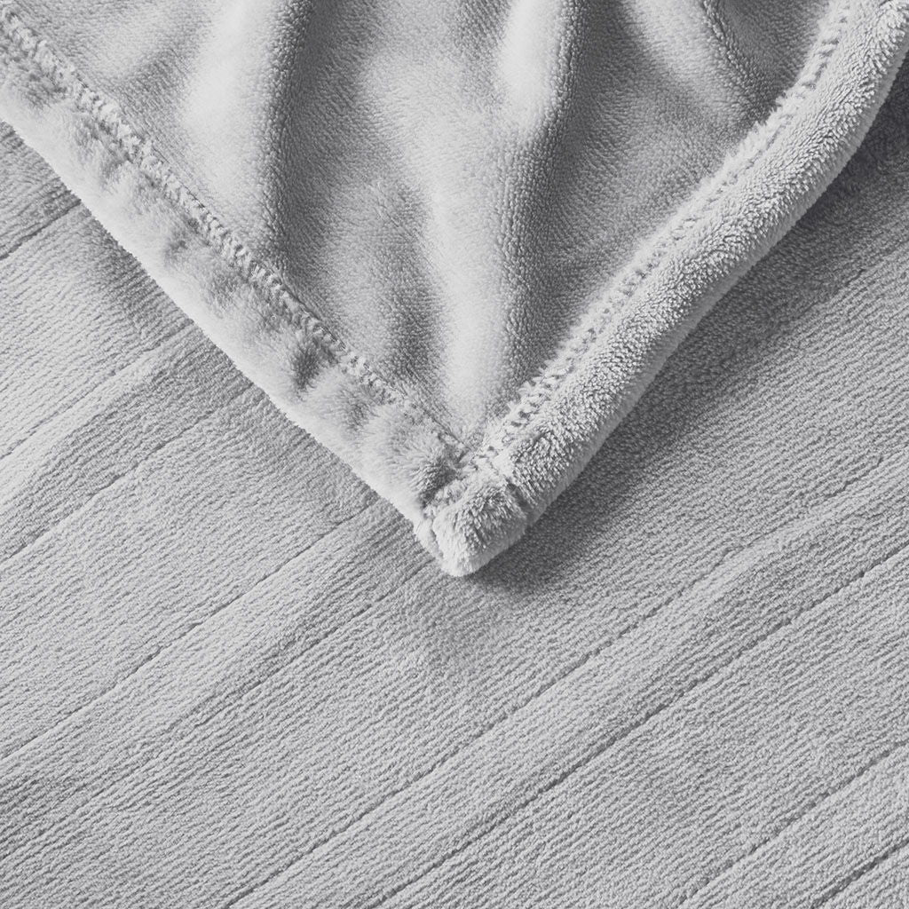 Queen Heated Blanket - Light Gray