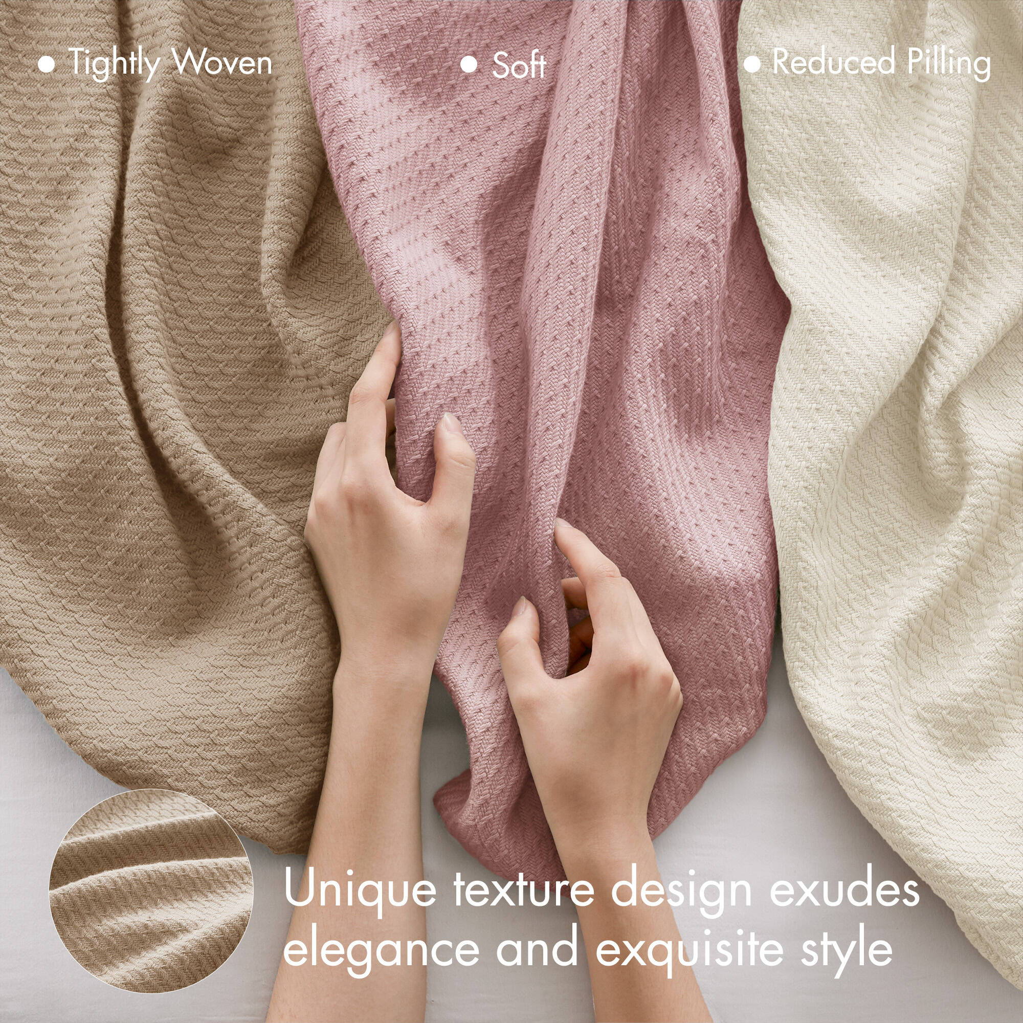 Egyptian Cotton - Twin Blanket - Khaki