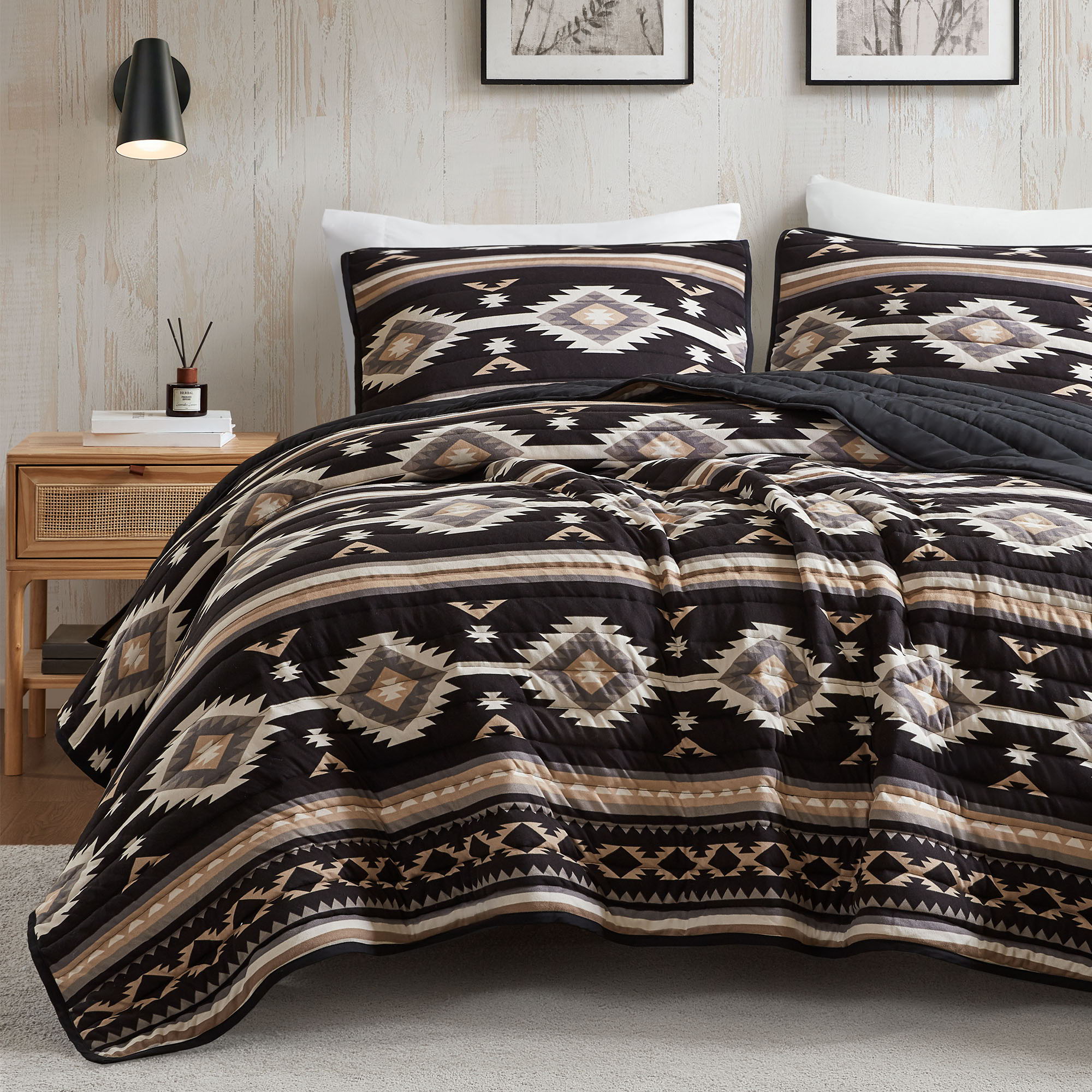Taos - King/California King Bedding Collection - Black